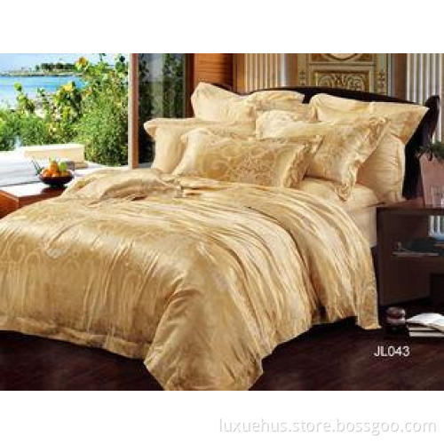 Mulberry Silk Luxury Bed Sets With Golden Duvet Bed Sets Fo